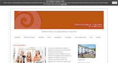 Desktop Screenshot of geburtshaus-aachen.de